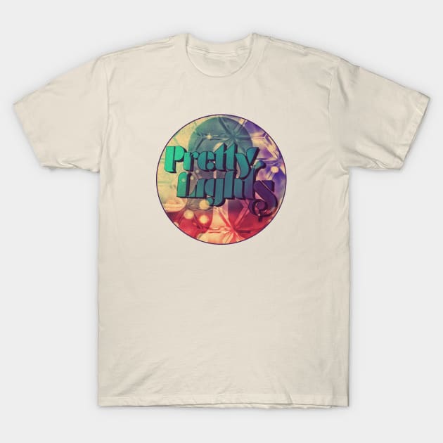 Pretty Lights - round retro T-Shirt by Trigger413